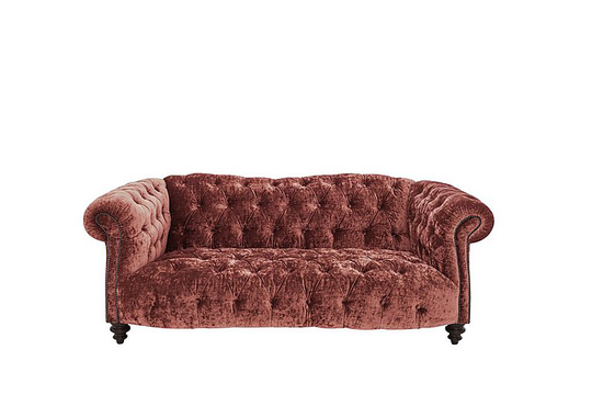 Tetrad - Southwood 2 Seater Velvet Sofa - Red