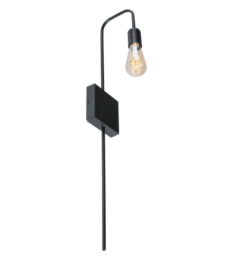 Hitterdal 1 - Light Black Armed Sconce
