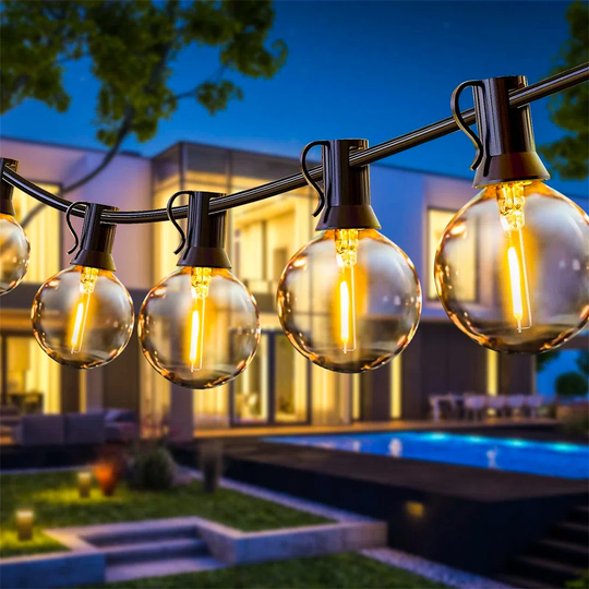 Anakarina 6.8M 18 - Bulb Festoon Lights String Light (End to End Connectable)