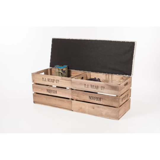 Talmo Wood Storage Bench