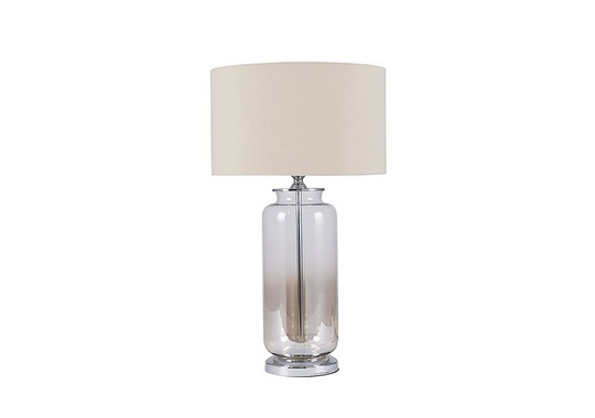 Lustre Ombre Glass Table Lamp - Clear