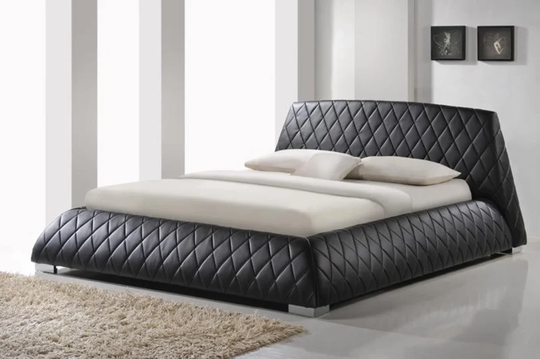 Jacob Upholstered Bed Frame with Mattress