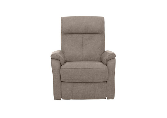 Rowan Fabric Swivel Rocker Recliner Armchair - Grey