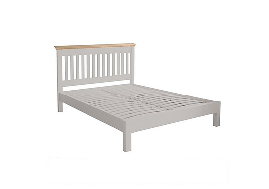 Ottaway Bespoke Slatted Bed Frame - Double - White