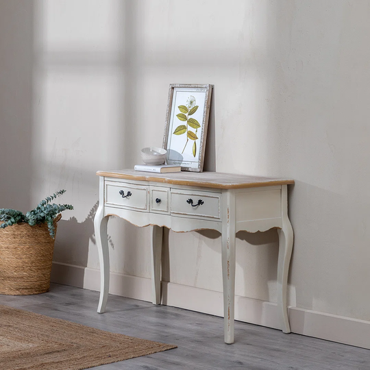 Elif 115Cm Solid Wood Console Table