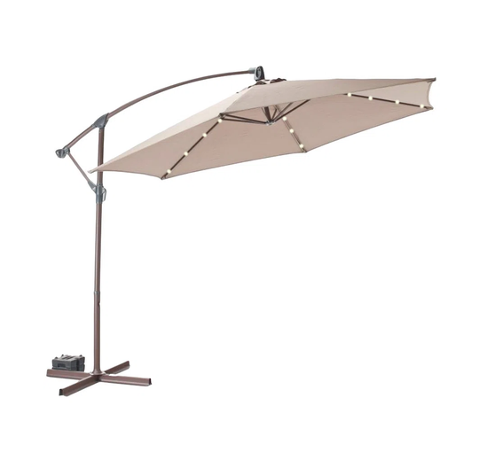 Annabel 3m Cantilever Parasol with Lights