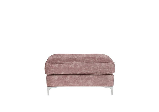 Legend Fabric Footstool - Pink