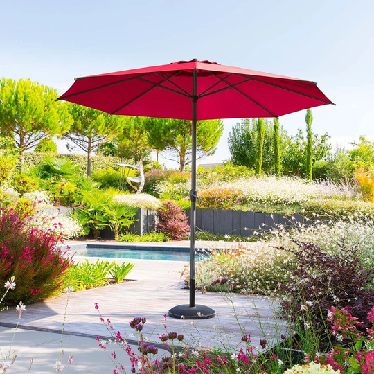 Ahnyah 3m x 2m Rectangular Traditional Parasol