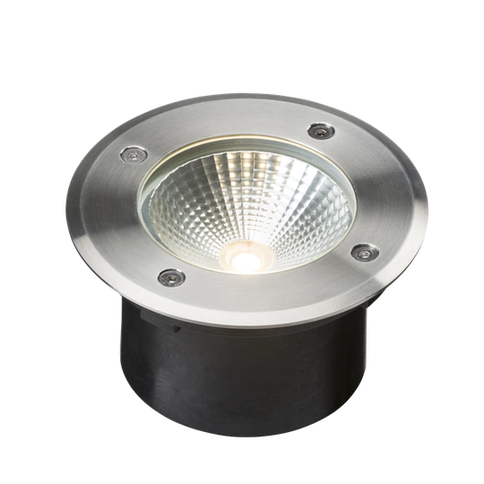 230V IP65 6W LED Stainless Steel Recessed Ground Light 3000K