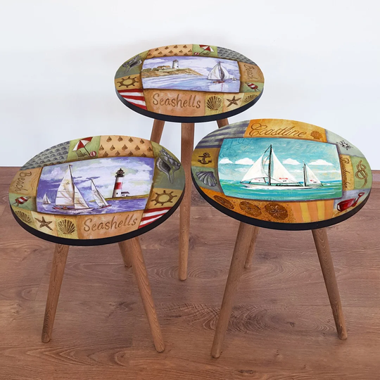 Carlotta 3 Piece Nest of Tables