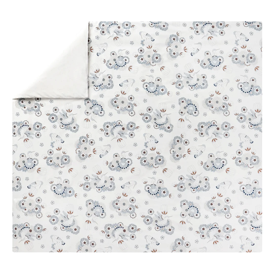 Drennen White/Grey 200 TC Duvet Cover Set