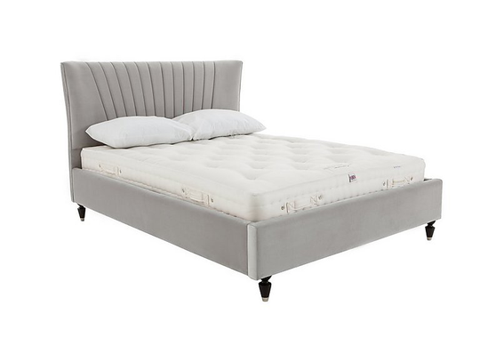 Narla Bed Frame - King Size - Silver