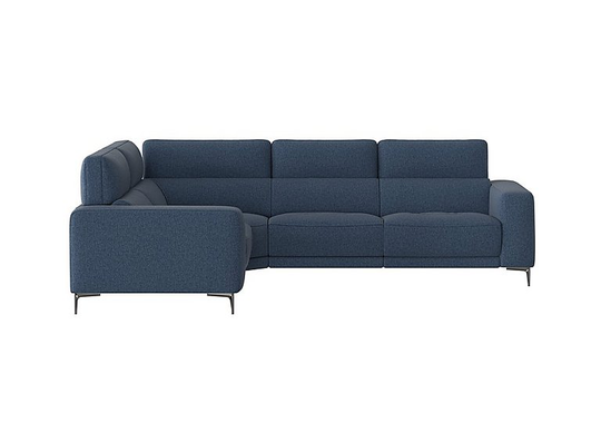 Adama Fabric Corner Sofa - Blue