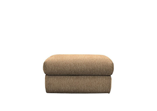 G Plan - Kingsbury Fabric Storage Footstool - Brown