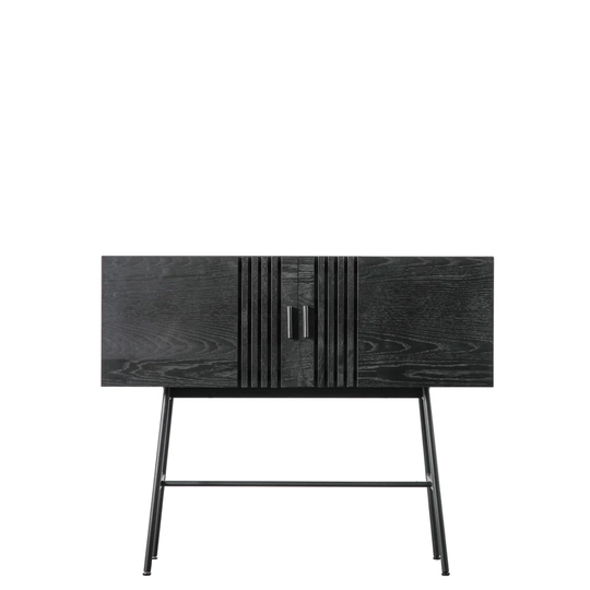 120 Cm Wide Oak Solid Wood Sideboard