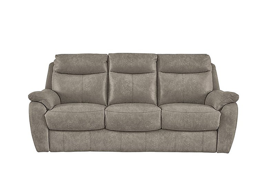 Snug 3 Seater Fabric Sofa - Mink