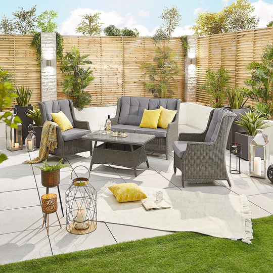 Heritage Thalia Sofa Set - 2 Seater - White Wash