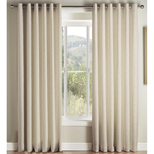 Frankie Eyelet Semi Sheer Curtains