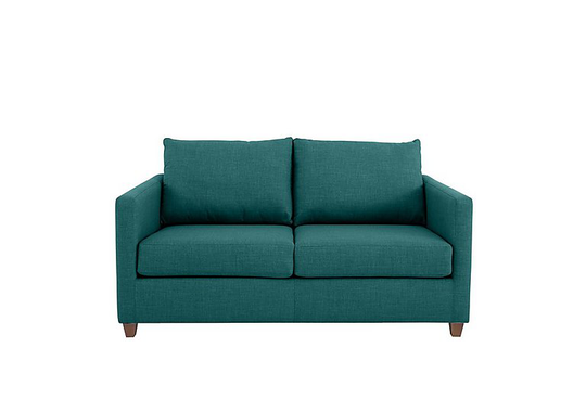 Ollie Small Fabric Sofa Bed - Teal