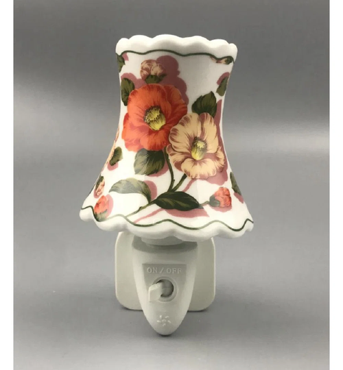 Summer Flowers Ceramic Night Light