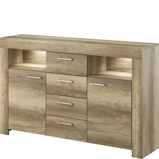 Dobard 155cm Wide 4 Drawer Sideboard