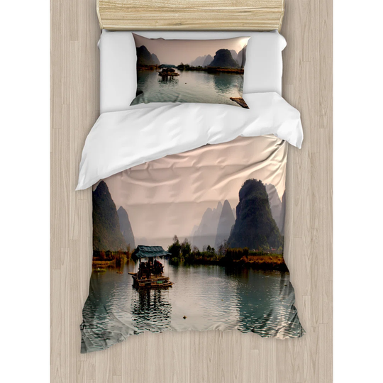 Adriane-Angel 100% Polyester Duvet Cover Set