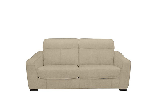 Cressida 2 Seater Fabric Recliner Sofa - Beige
