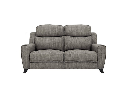 Comfort Story - Title 2 Seater Fabric Power Recliner Sofa - Brown