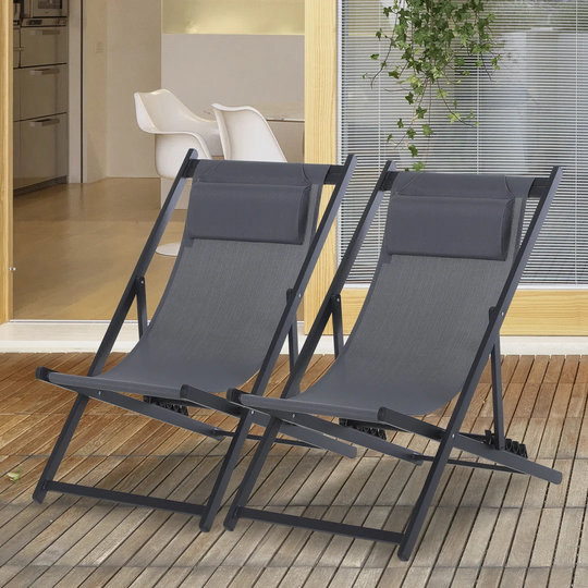 Zeitz Reclining/Folding Deck Chair