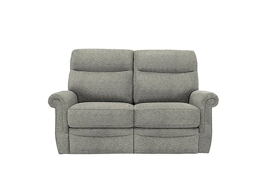 G Plan - Avon 2 Seater Fabric Manual Recliner Sofa - Grey
