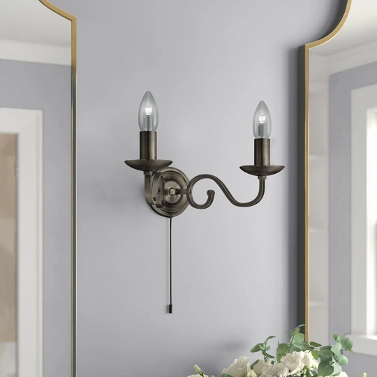 Bergen 2 - Light Dimmable Candle Wall Light