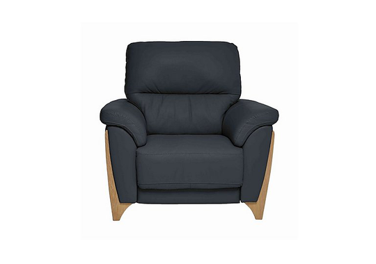 Ercol - Enna Leather Armchair - Blue