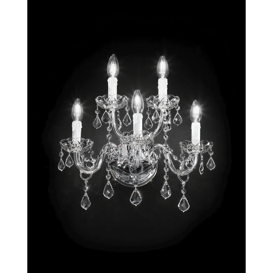 Novara 5-Light Candle Wall Light