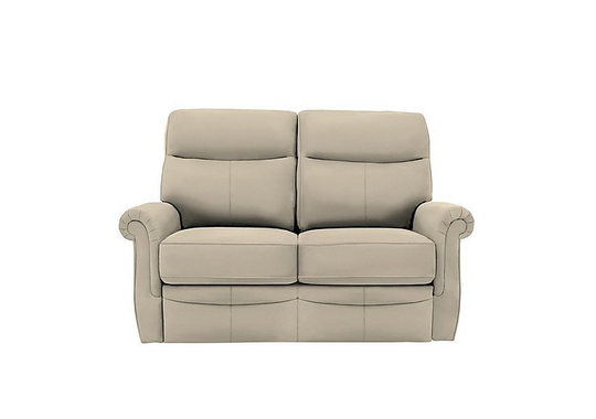 G Plan - Avon Small 2 Seater Leather Sofa - Beige