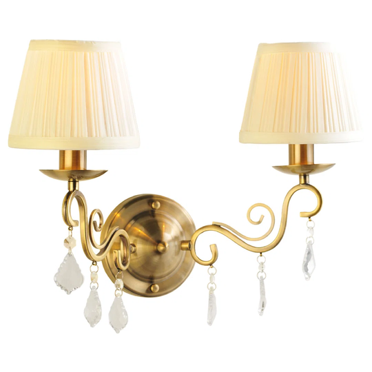 Norah 2-Light Candle Wall Light