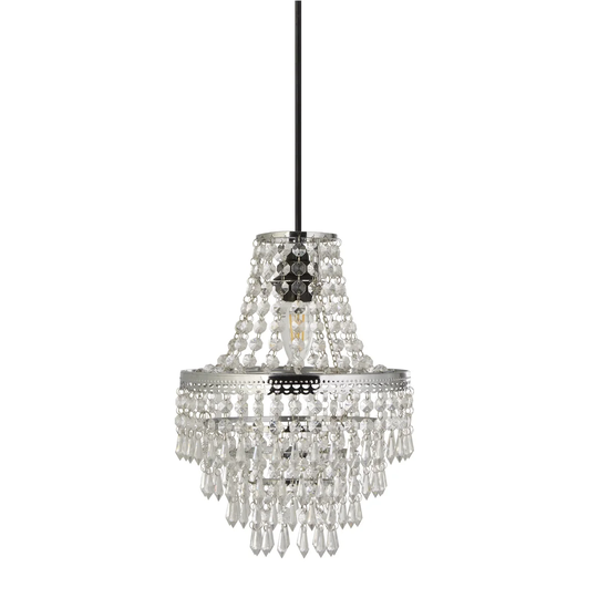 Cragmont 1 - Light Crystal Tiered Pendant