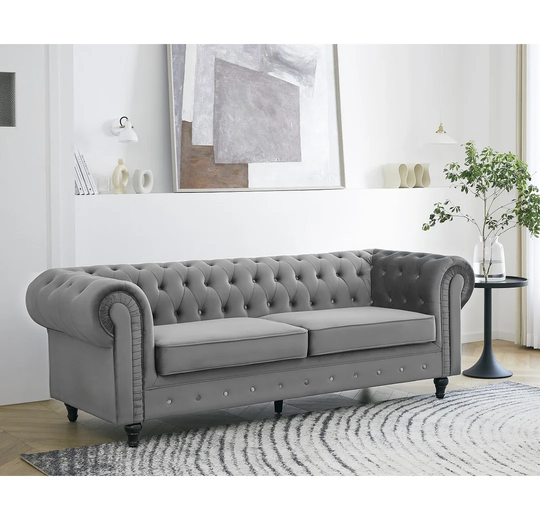 Dalessandro 3 Seater Chesterfield Sofa