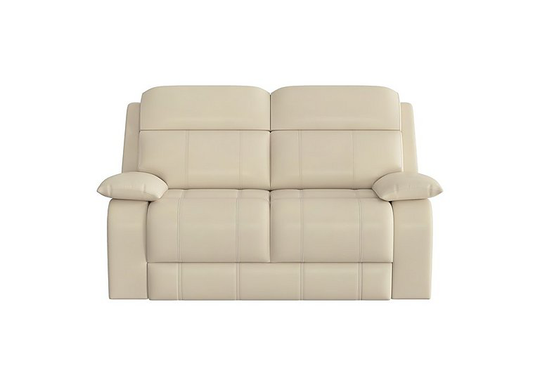 Moreno 2 Seater Leather Sofa - Beige- World of Leather