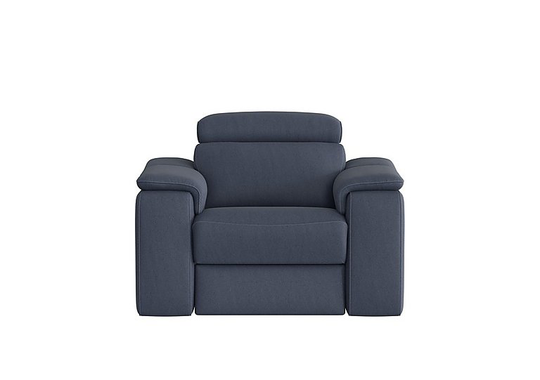 Nicoletti - Davide Fabric Chair - Blue