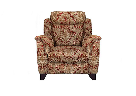 Parker Knoll - Manhattan Fabric Power Recliner Armchair - Red