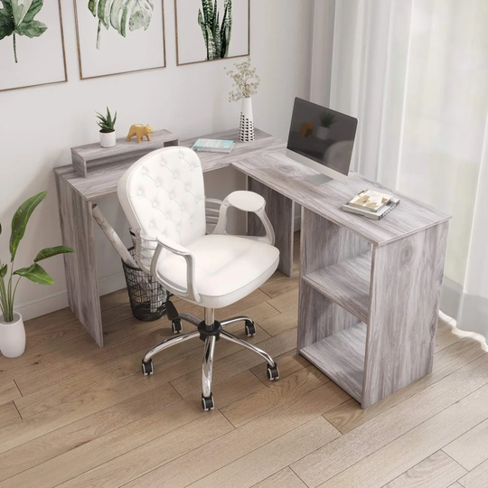Faux Leather Desk Chair