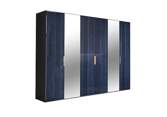 ALF - Oceanum 6 Door Wardrobe with Mirrors
