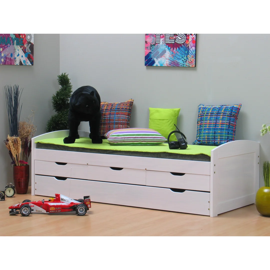 European Single Cabin Bed with Drawers