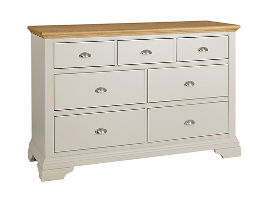 Furnitureland - Emily 7 Drawer Chest - Grey