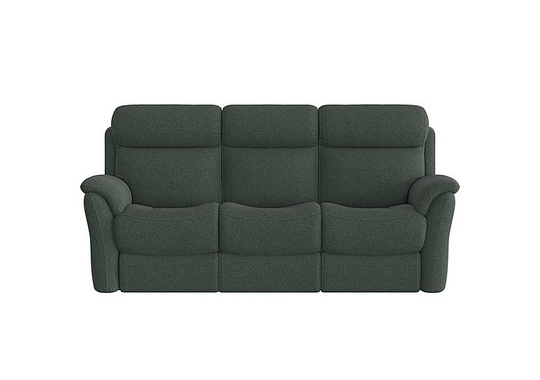 Relax Station Revive 3 Seater Fabric Manual Recliner Sofa - Green