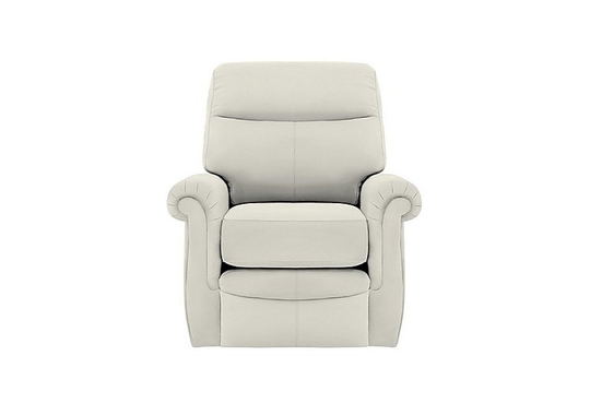 G Plan - Avon Leather Recliner Armchair - Grey