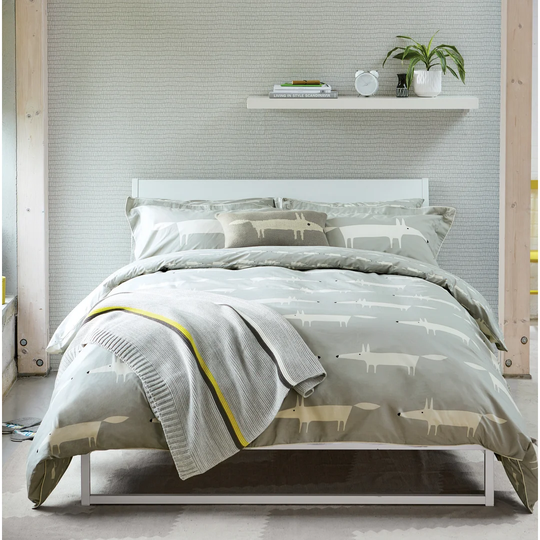 Mr Fox 180 Thread Count Percale Duvet Cover