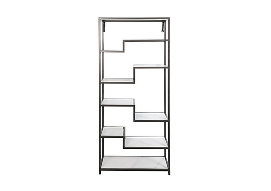 Samurai Display Unit with White Stone-Topped Shelves