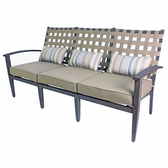 193Cm Wide Garden Sofa with Cushions