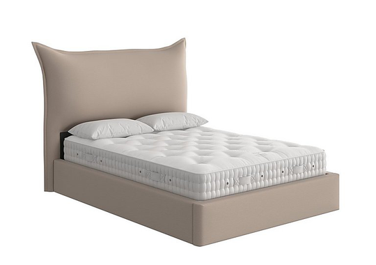 Lunar Manual Lift Ottoman Bed Frame - King Size - Natural